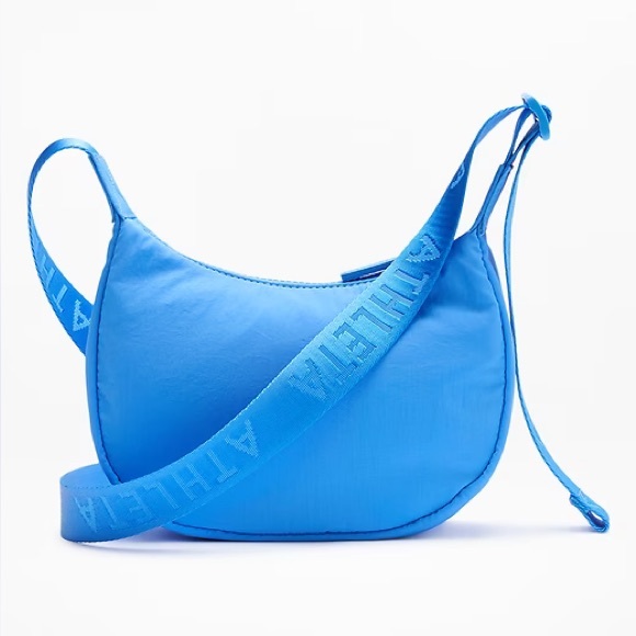 NWT Athleta All About Mini Crescent Bag in Cornflower - Picture 7 of 9